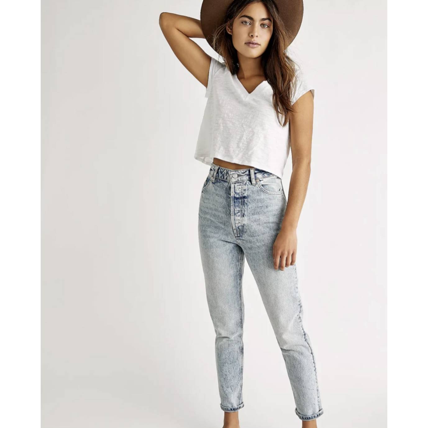 Free People jeans size 26 mom jeans