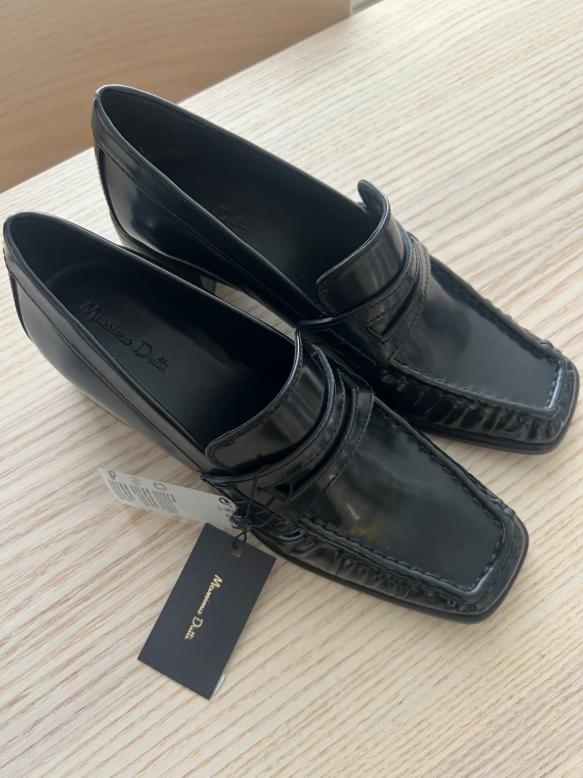 Massimo Dutti Heeled Loafers