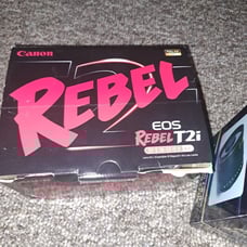 Canon rebel camera and accessories bundle