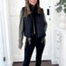 Black Lululemon HR Align Crop 21” leggings Size 10