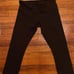 Black Lululemon HR Align Crop 21” leggings Size 10