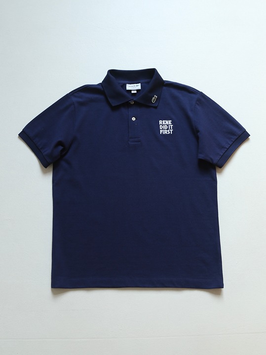 Lacoste Polo Navy Button Up Shirts Men Brand New Size Medium