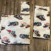 pottery barn kids THOMAS and FRIENDS train sheets bedding