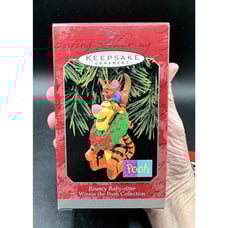 Brand New 1998 Hallmark Ornament Tigger Bouncy Baby-Sitter Winnie the Pooh -10D