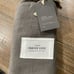 Restoration Hardware LINEN FRAYED EDGE Sham NWT -King Size- Dark Gray