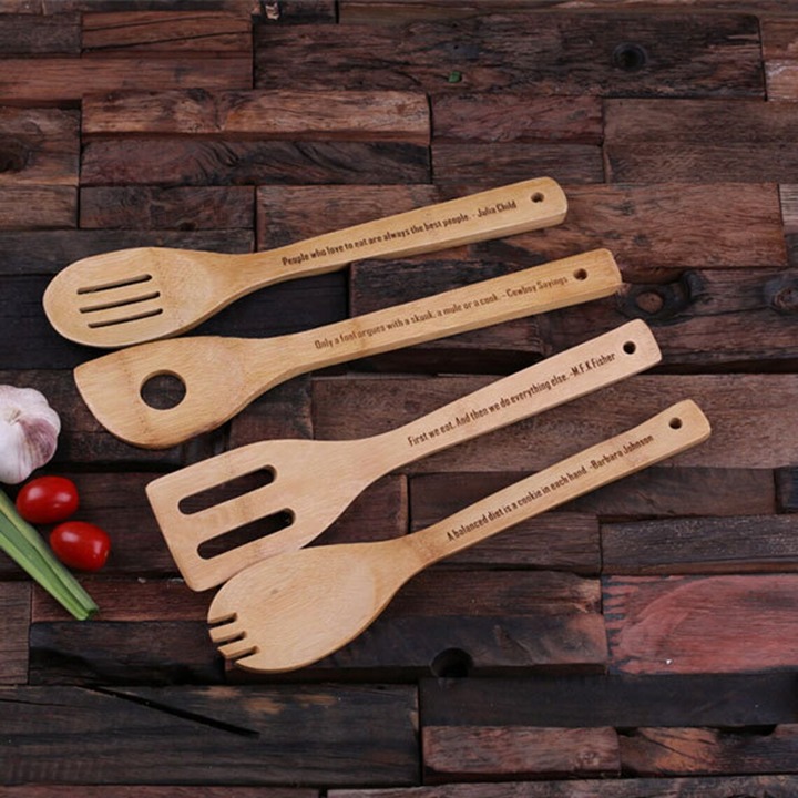 Bamboo kitchen spoon