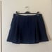 Anthropologie Navy Blue Pleated Mini Skirt/Skort NEW Size 16