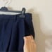 Anthropologie Navy Blue Pleated Mini Skirt/Skort NEW Size 16
