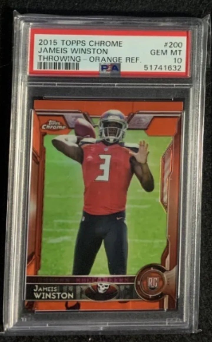 Jameis winston rookie orange. Psa10
