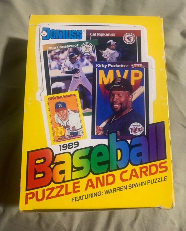 1989 Donruss Baseball Box 36 pks Ken Griffey Jr Rookie???