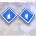 Pair of Wedgwood JasperWare Vintage Diamond shaped Trinket Dishes EUC Circa ‘59