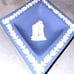 Pair of Wedgwood JasperWare Vintage Diamond shaped Trinket Dishes EUC Circa ‘59