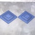 Pair of Wedgwood JasperWare Vintage Diamond shaped Trinket Dishes EUC Circa ‘59