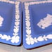 Pair of Wedgwood JasperWare Vintage Diamond shaped Trinket Dishes EUC Circa ‘59