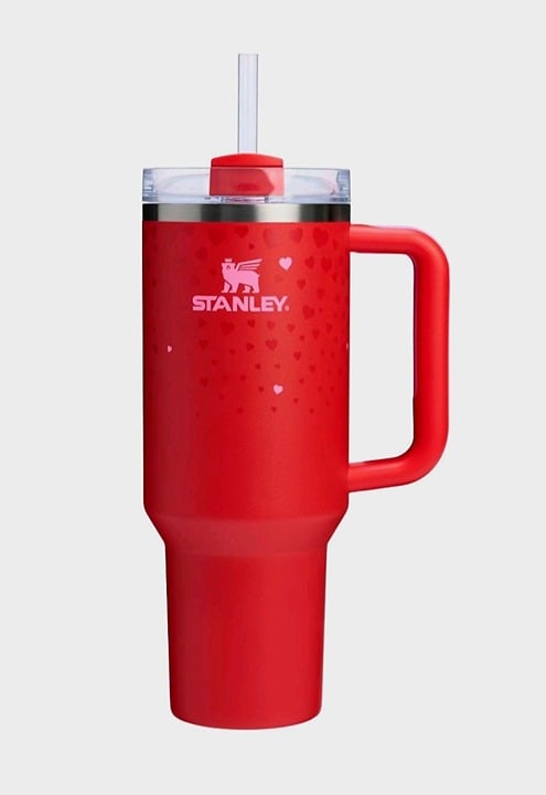 STANLEY valentines Ruby Hearts Tumbler