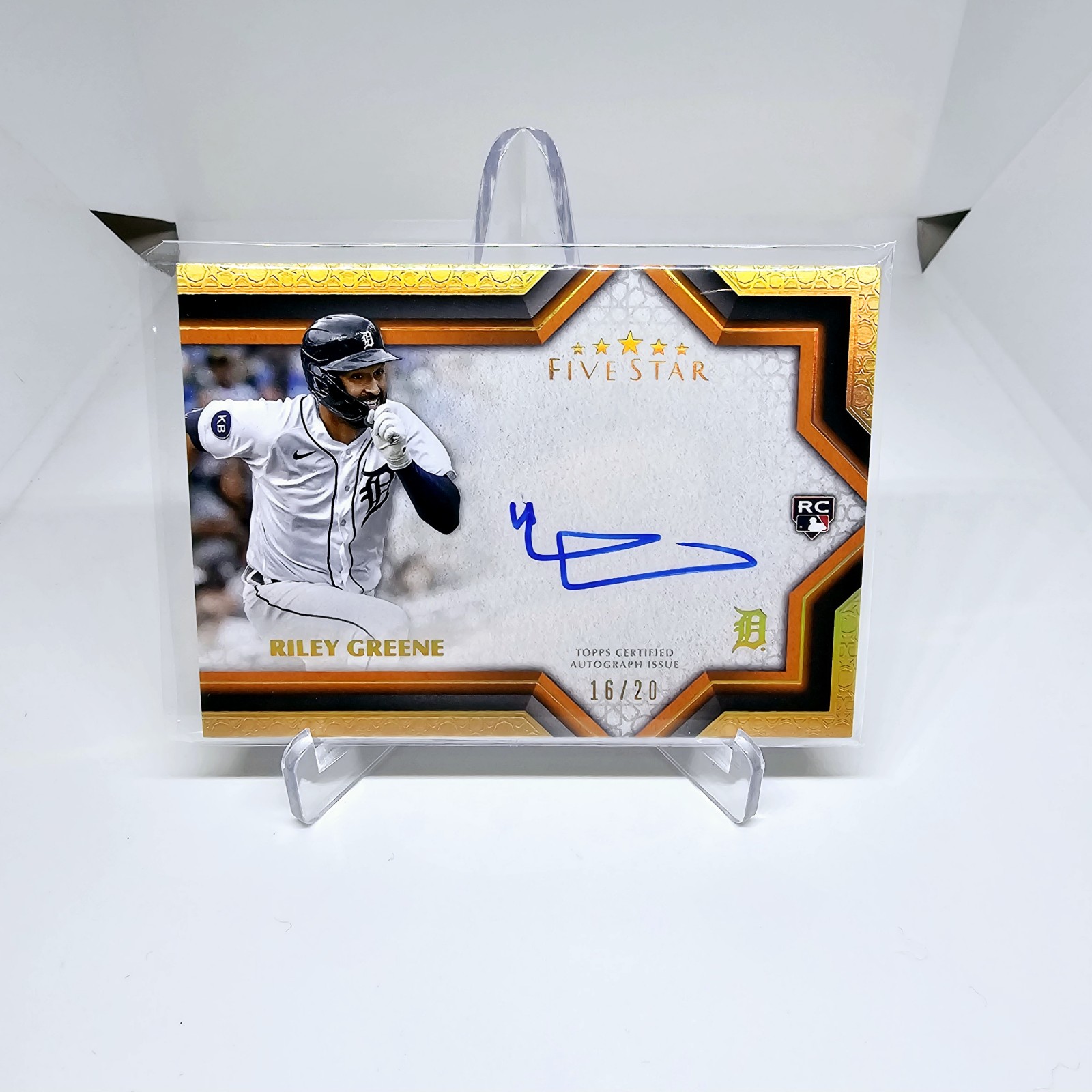 Riley Greene Tigers Topps Five Star Auto /20