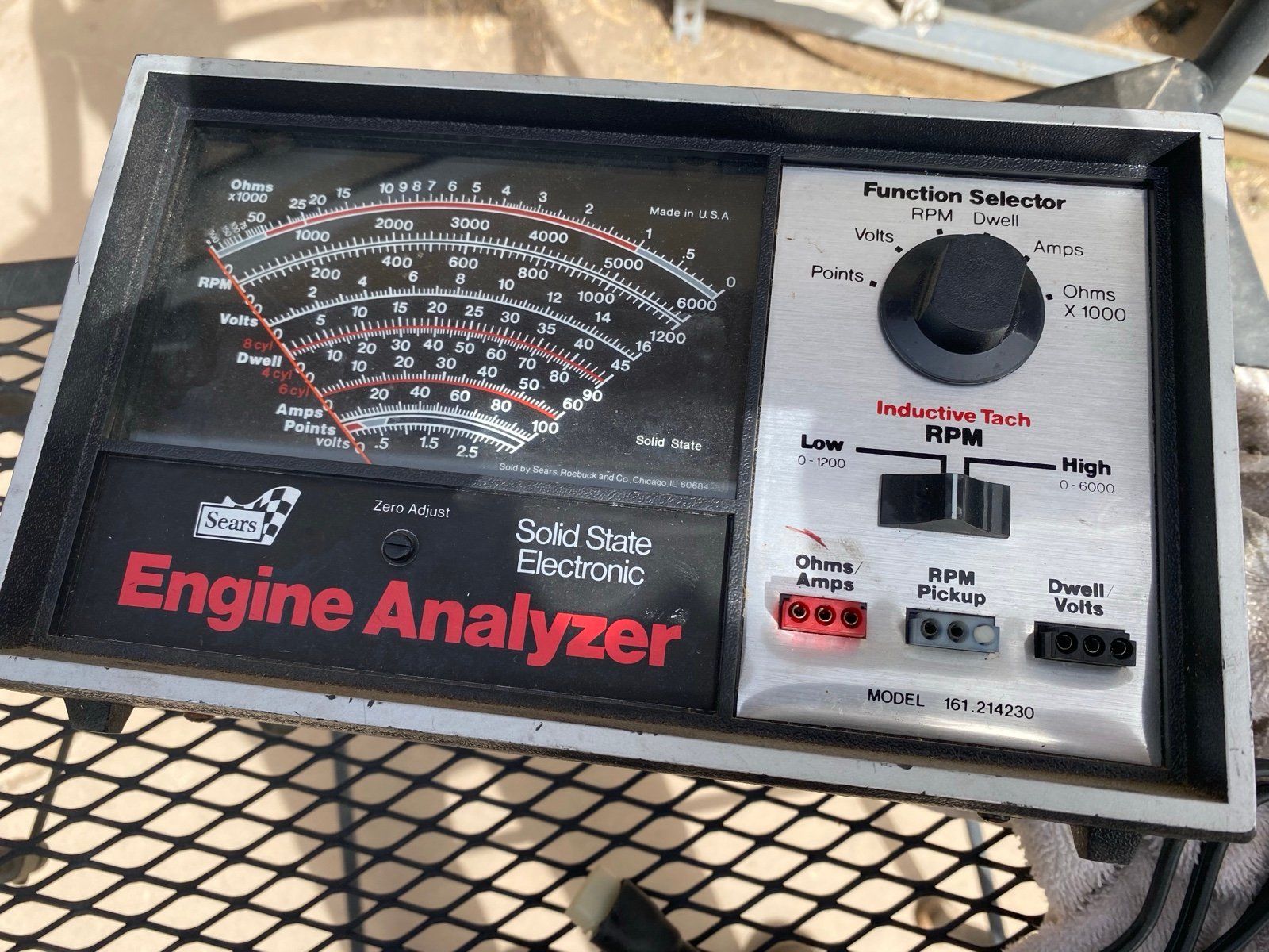 Vintage Engine Analyzer Mod. 161.214230