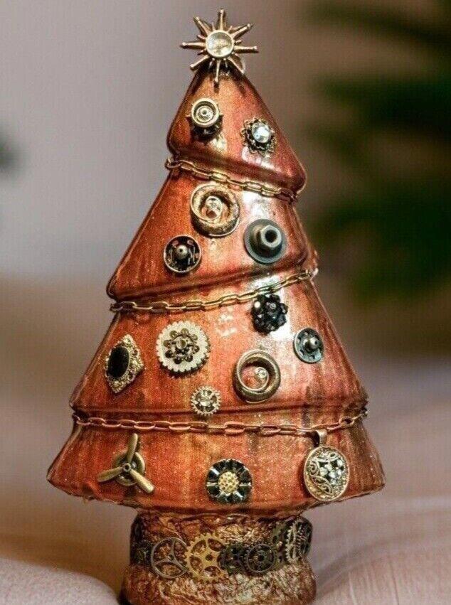 Handmade Resin Coated Ceramic Christmas Tree