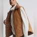 Varley Tan Brown Ellis Reversible Quilt Gilet Puffer Vest