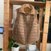 Varley Tan Brown Ellis Reversible Quilt Gilet Puffer Vest