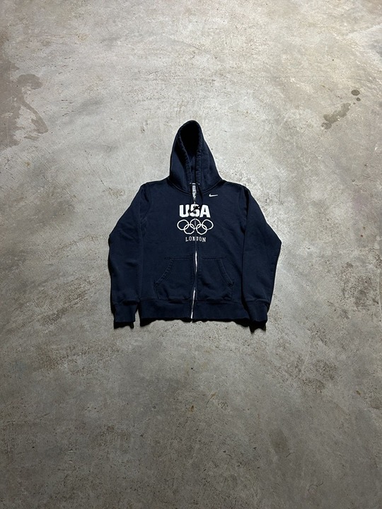 Vintage Y2K Nike USA Olympics Zip Up Hoodie