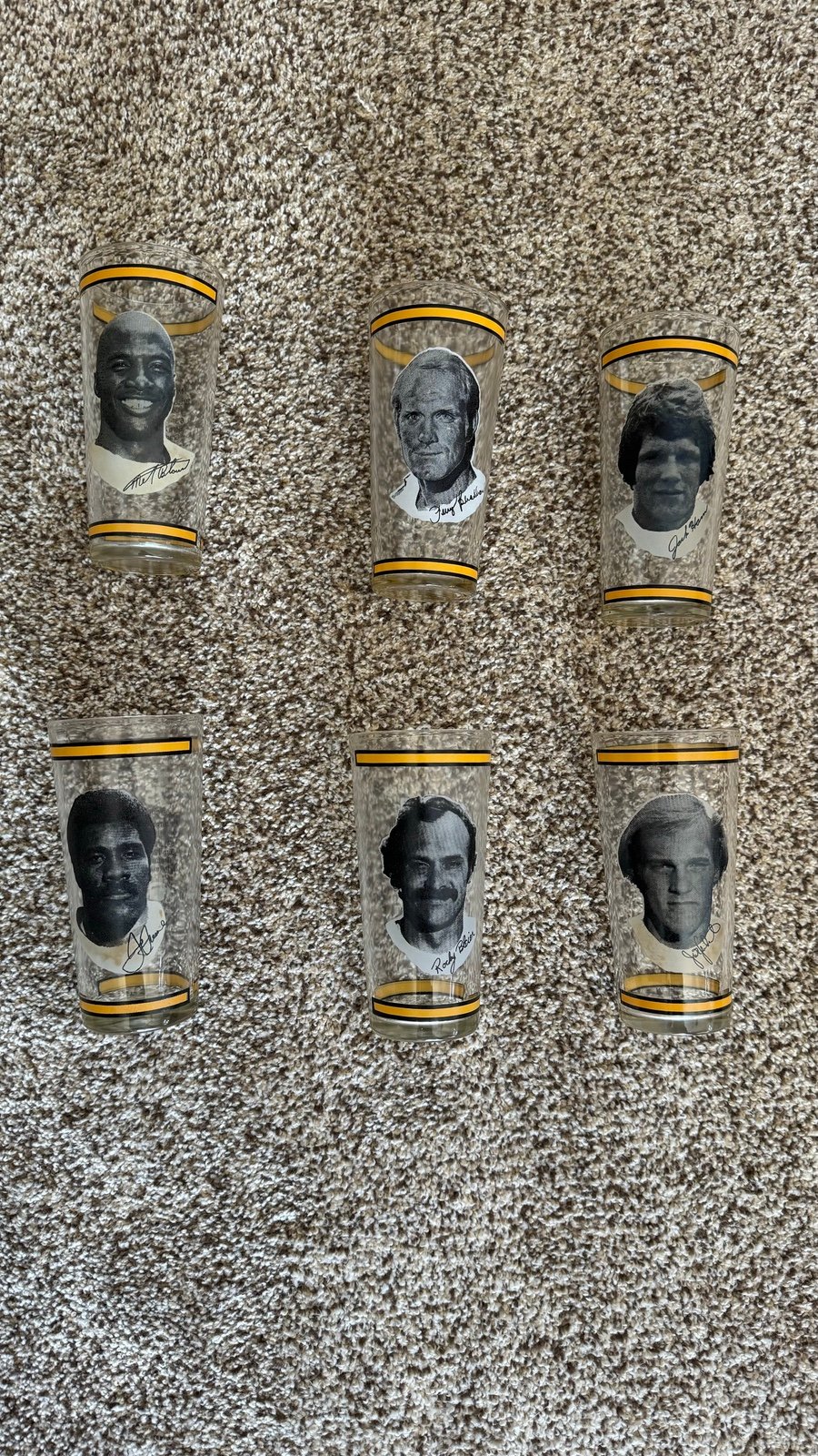 Vintage Pittsburgh Steelers ‘76 Glasses