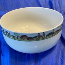 Imported Swiss Serving Bowl