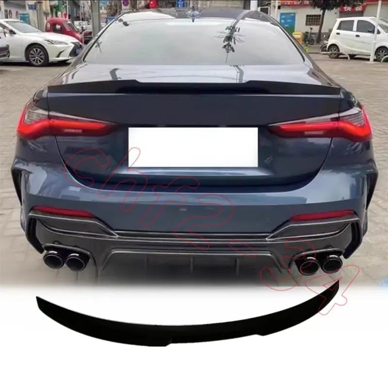 2021 For BMW 4 Series 4 Doors G26 Rear Spoiler M4 Style Gloss Black Wing New