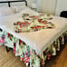 VTG Revman Floral King bedskirt and pillow shams