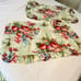 VTG Revman Floral King bedskirt and pillow shams