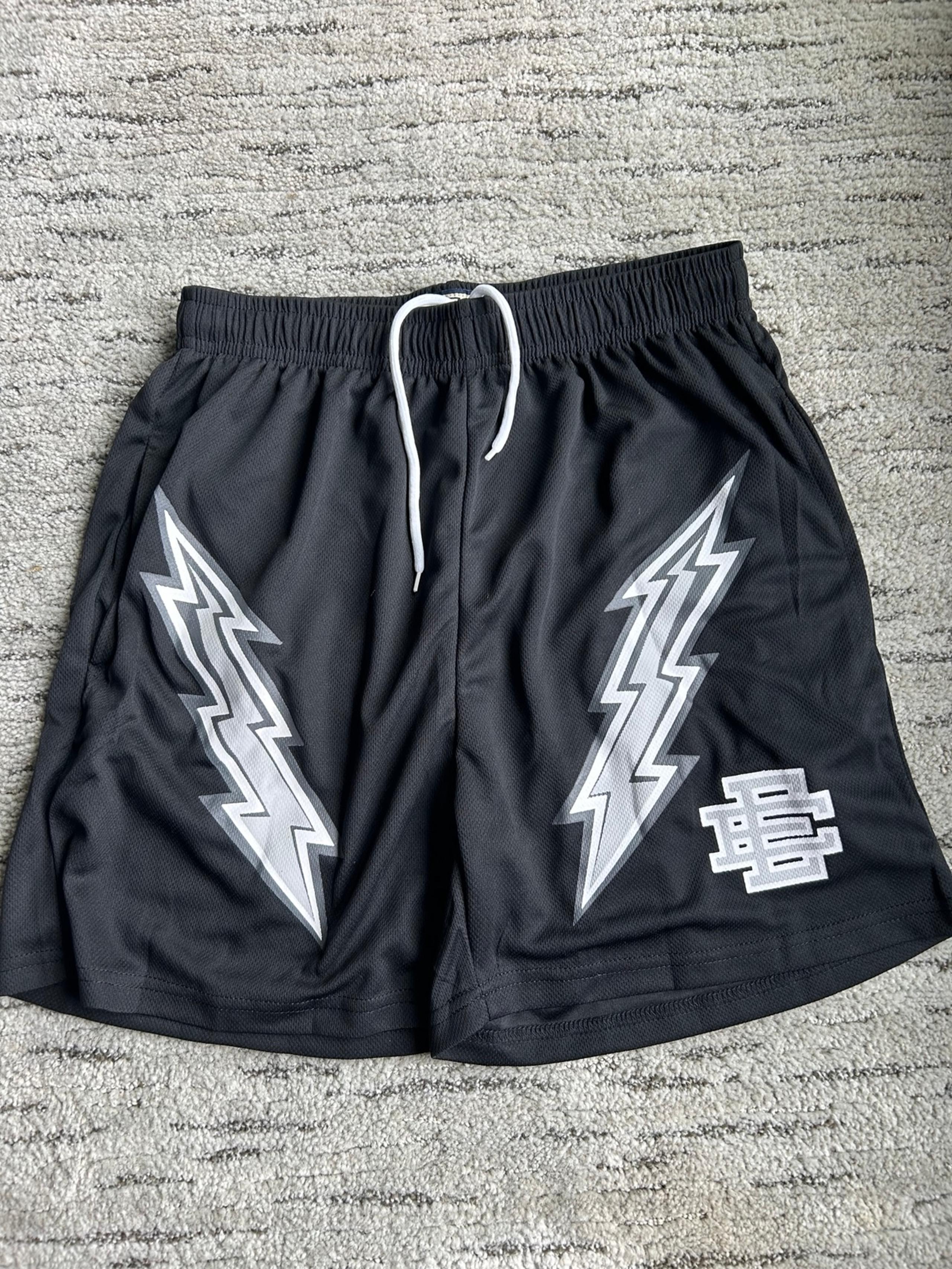 Eric Emanuel White lighting men’s shorts.