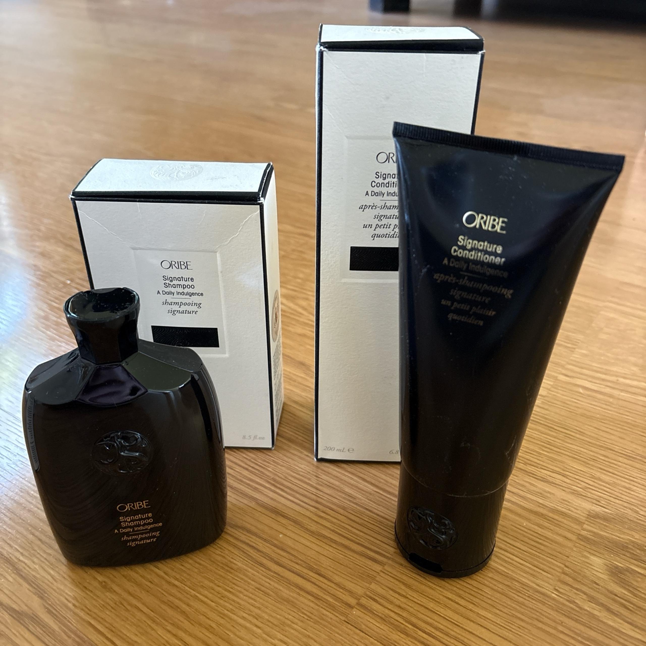 Oribe signature shampoo and conditioner