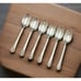 Set 6 Holmes and Edwards SPRING GARDEN Teaspoon Flatware Vtg