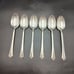 Set 6 Holmes and Edwards SPRING GARDEN Teaspoon Flatware Vtg