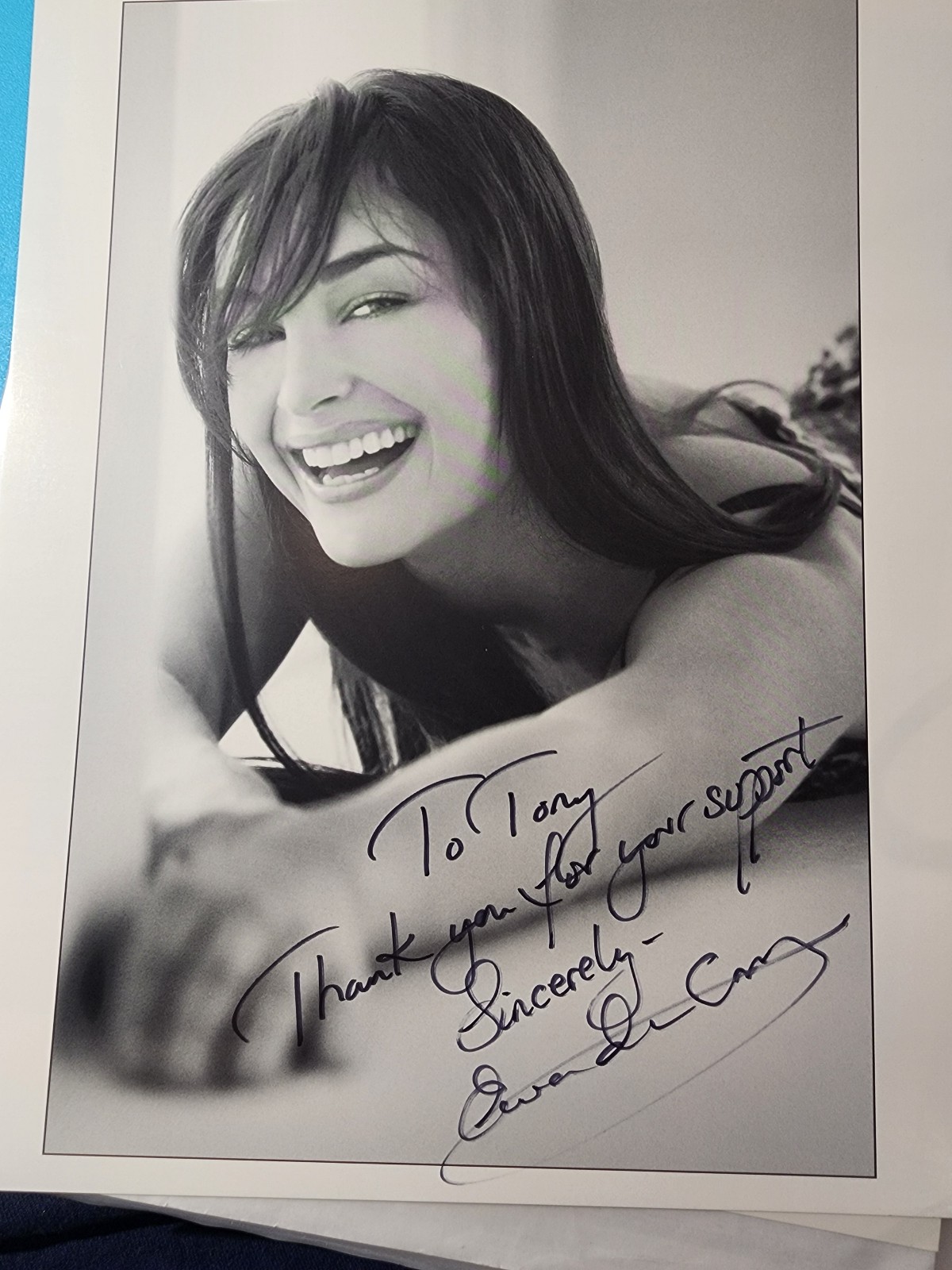 Ewa Da Cruz as The World Turns Autographed Inscribed and Signed 8x10 w/coa