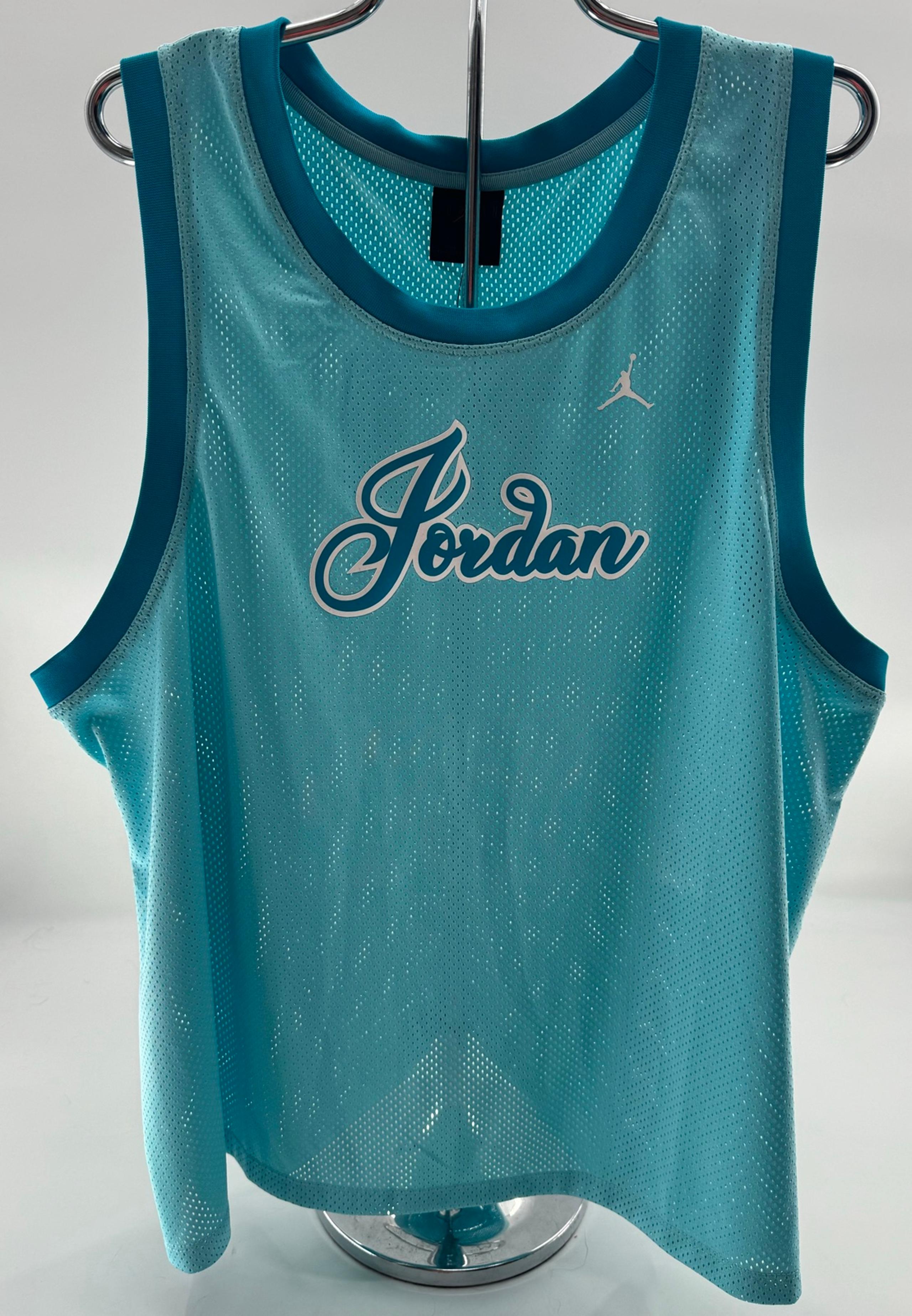 Air Jordan Jersey Women’s XXL Jumpman 23 Mesh Tank Top Aqua Blue Sports NEW