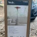 48000-BTU Silver Stainless Steel Floorstanding Liquid Propane Patio Heater