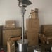 48000-BTU Silver Stainless Steel Floorstanding Liquid Propane Patio Heater