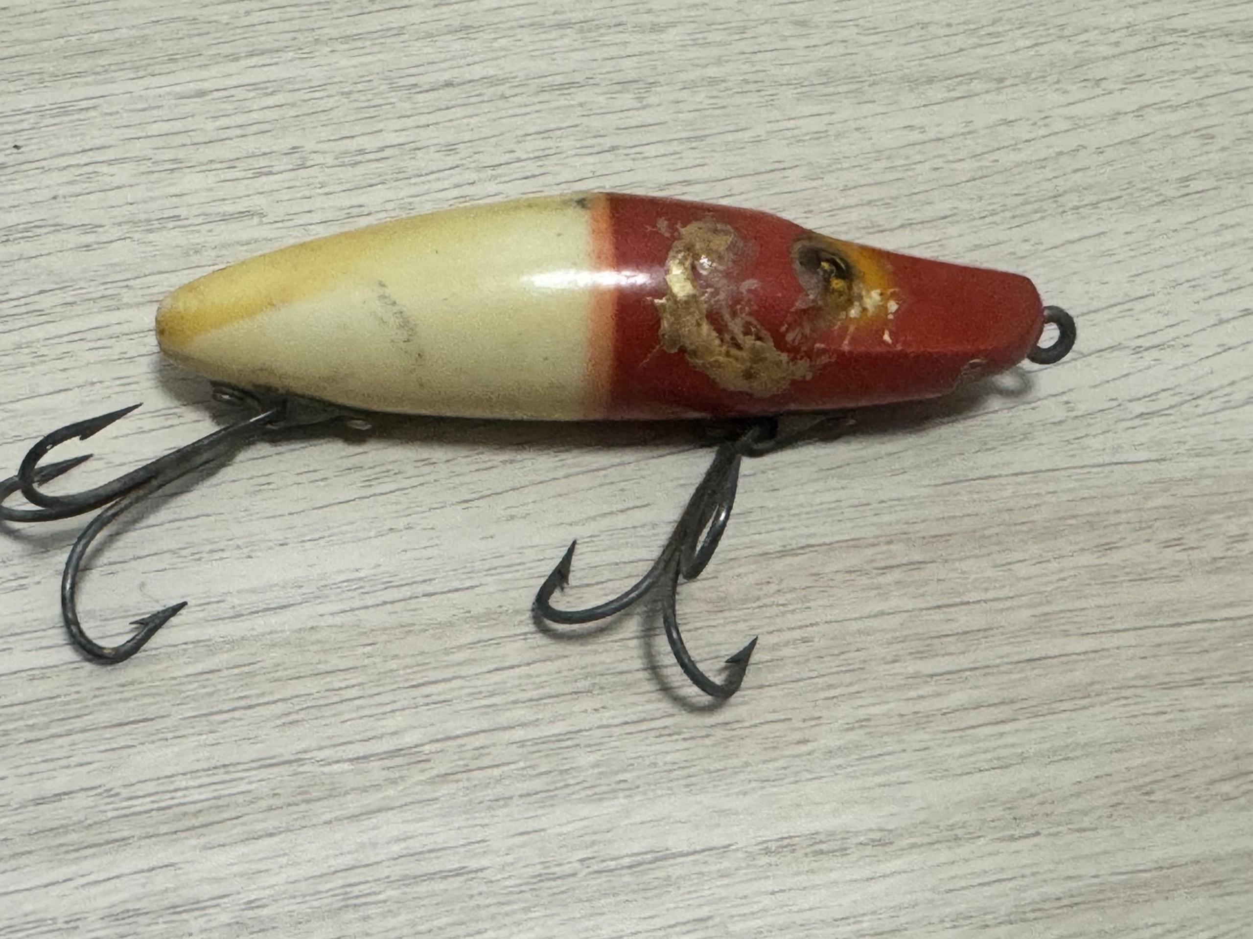 Vintage Wright McGill Hi Jacker Runt Fishing Lure - Has Issues