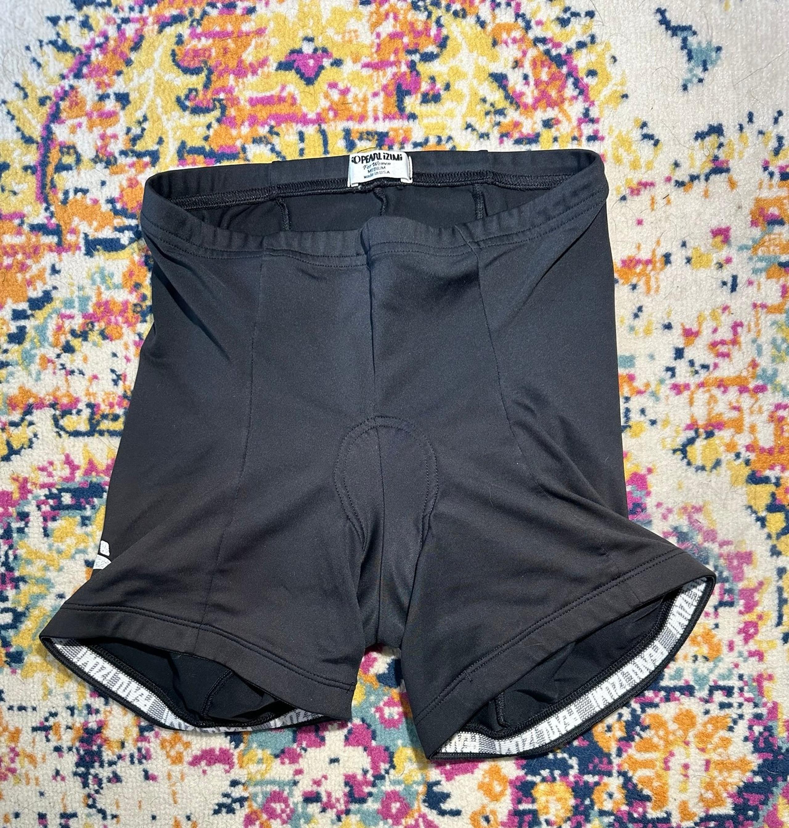 Womens Pearl Izumi Select Black Padded Cycling Shorts Medium
