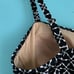 Lands’ End Geometric Ruched Side Tie Chlorine Resistant UPF Tankini Swim Top 18W