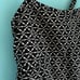 Lands’ End Geometric Ruched Side Tie Chlorine Resistant UPF Tankini Swim Top 18W