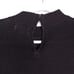 1980s Carly St Claire Sweater Black Beaded Embroidered Mock Neck Top Sz Small