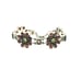 Nicky Butler Sterling Silver 925 Garnet Peridot Designer Flower NB Bracelet 8