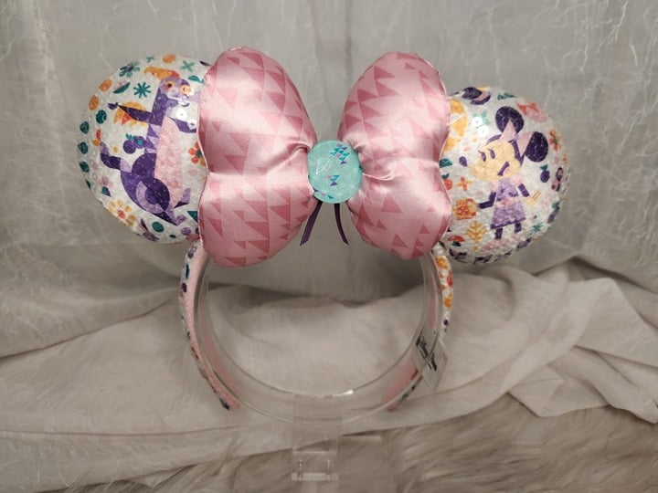 RARE 2017 Epcot's Flower and Garden Headband / Ears - Figment and Minnie
