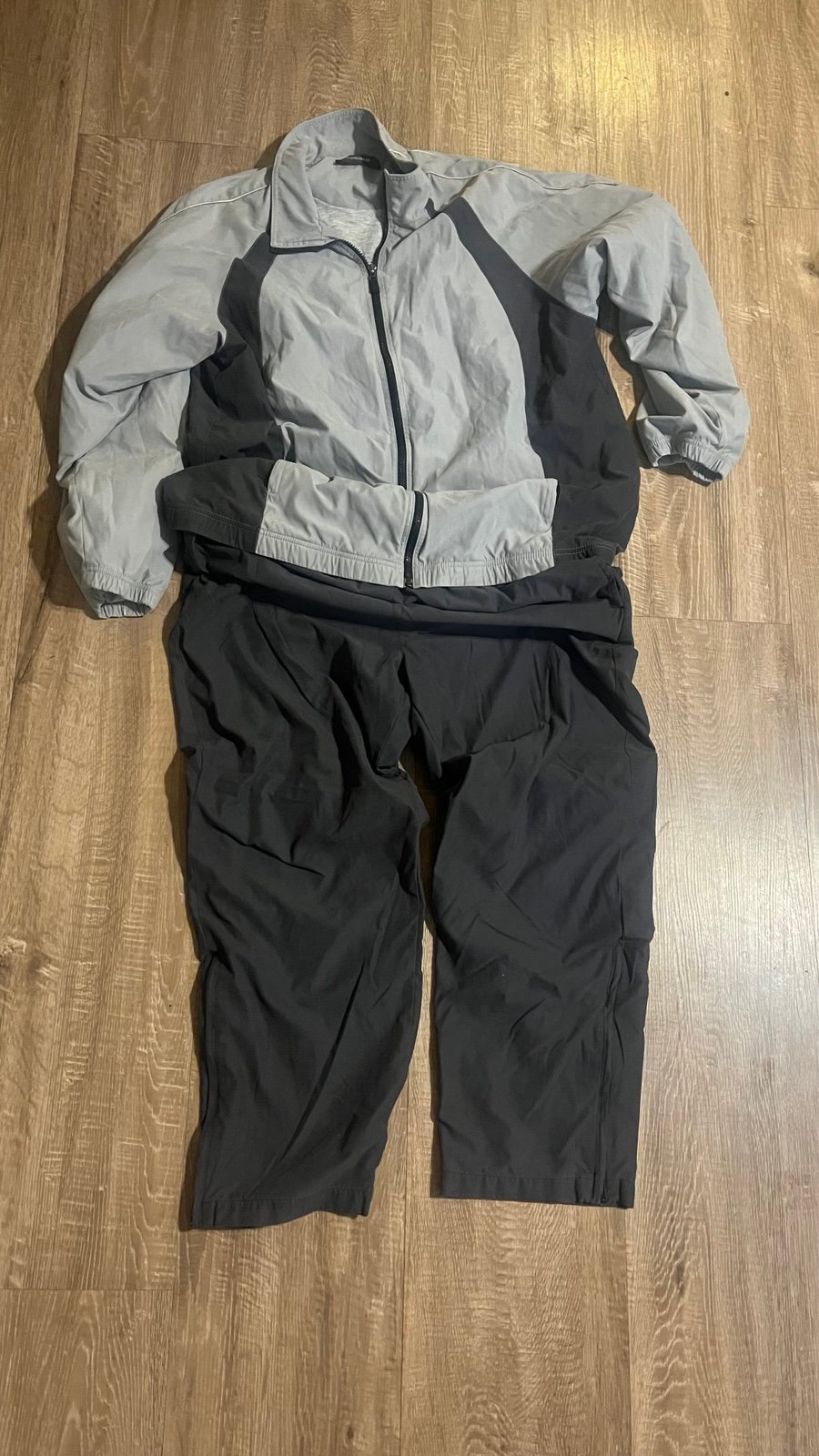 Vintage 1993 2 piece winners track n field jumpsuit sweat suit XXL men’s gray