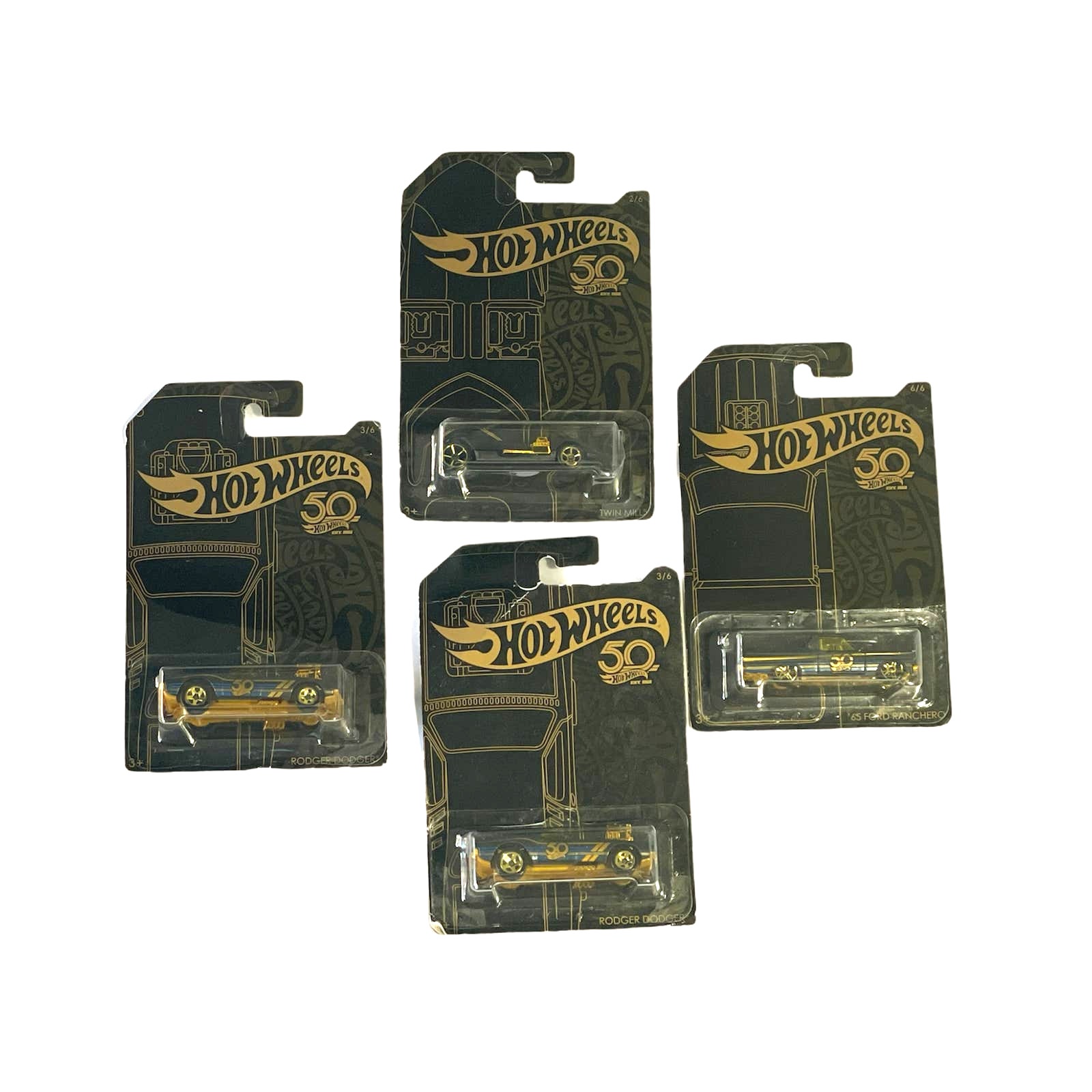 Hot Wheels 50th Anniversary Set of 4 car