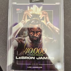 Topps Now Lebron James 40k