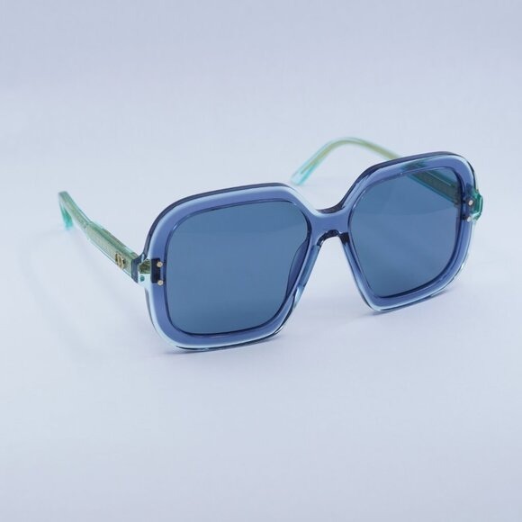 New Dior DIORHIGHLIGHT S1I 30B0 Sunglasses - Blue Frame, Blue Lenses
