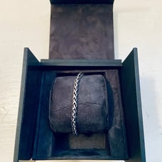 David Yurman Men’s Wheat Chain Bracelet Sterling Silver (4mm) Size Small